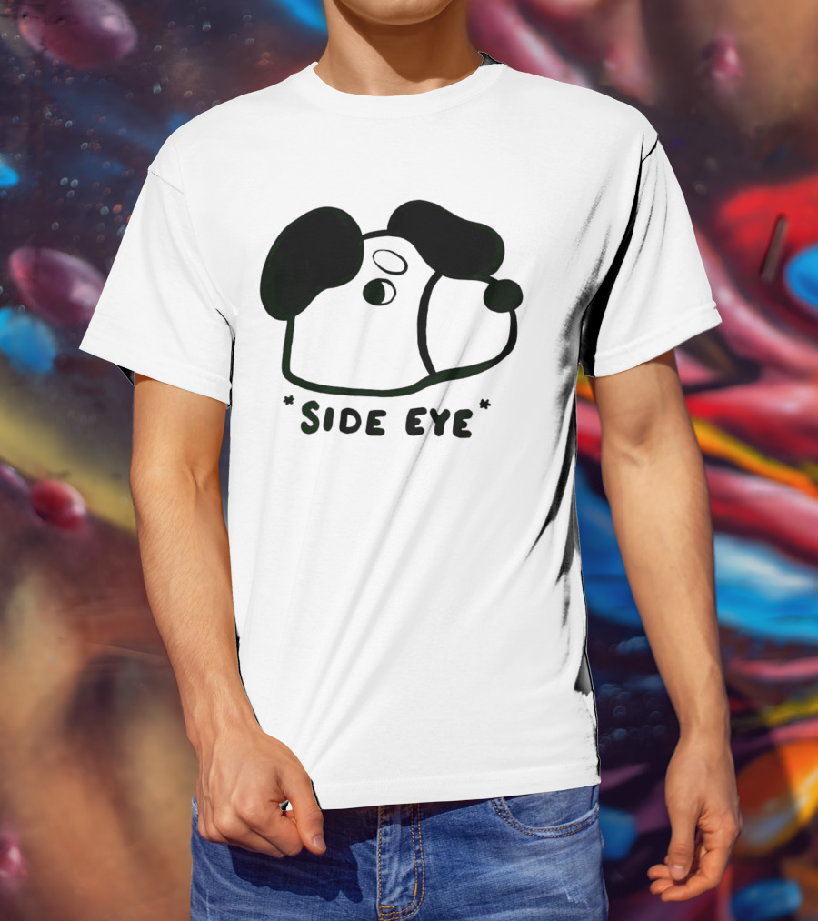 Chocolett Dog With Side Eye Expression T-Shirt