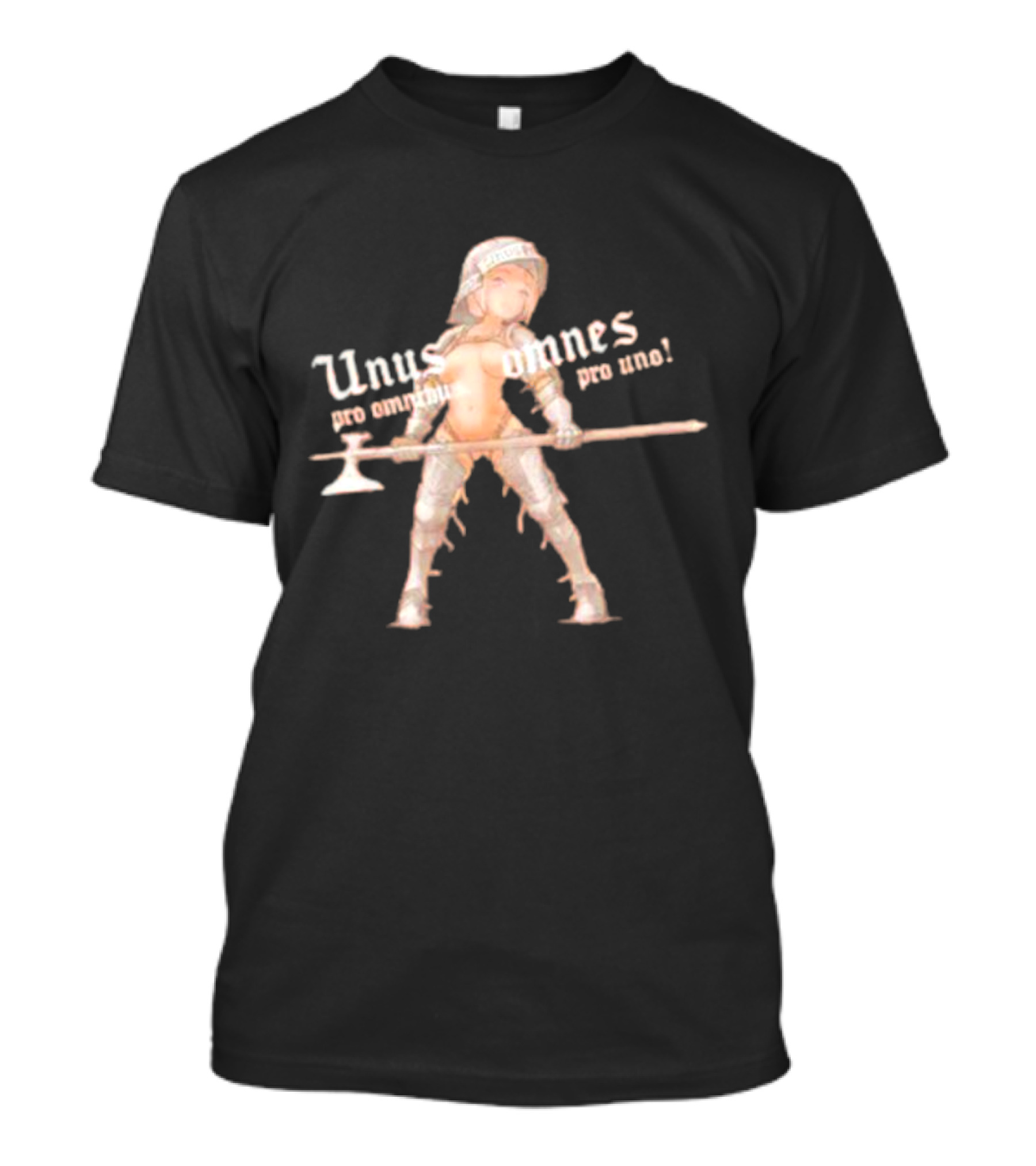Unus Pro Omnibus Omnes Pro Uno Warrior Girl Armor T-Shirt