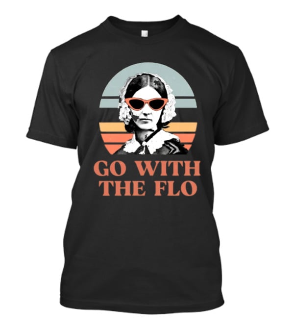 Nurse Practitioner Florence Nightingale Go With The Flo Vintage T-Shirt