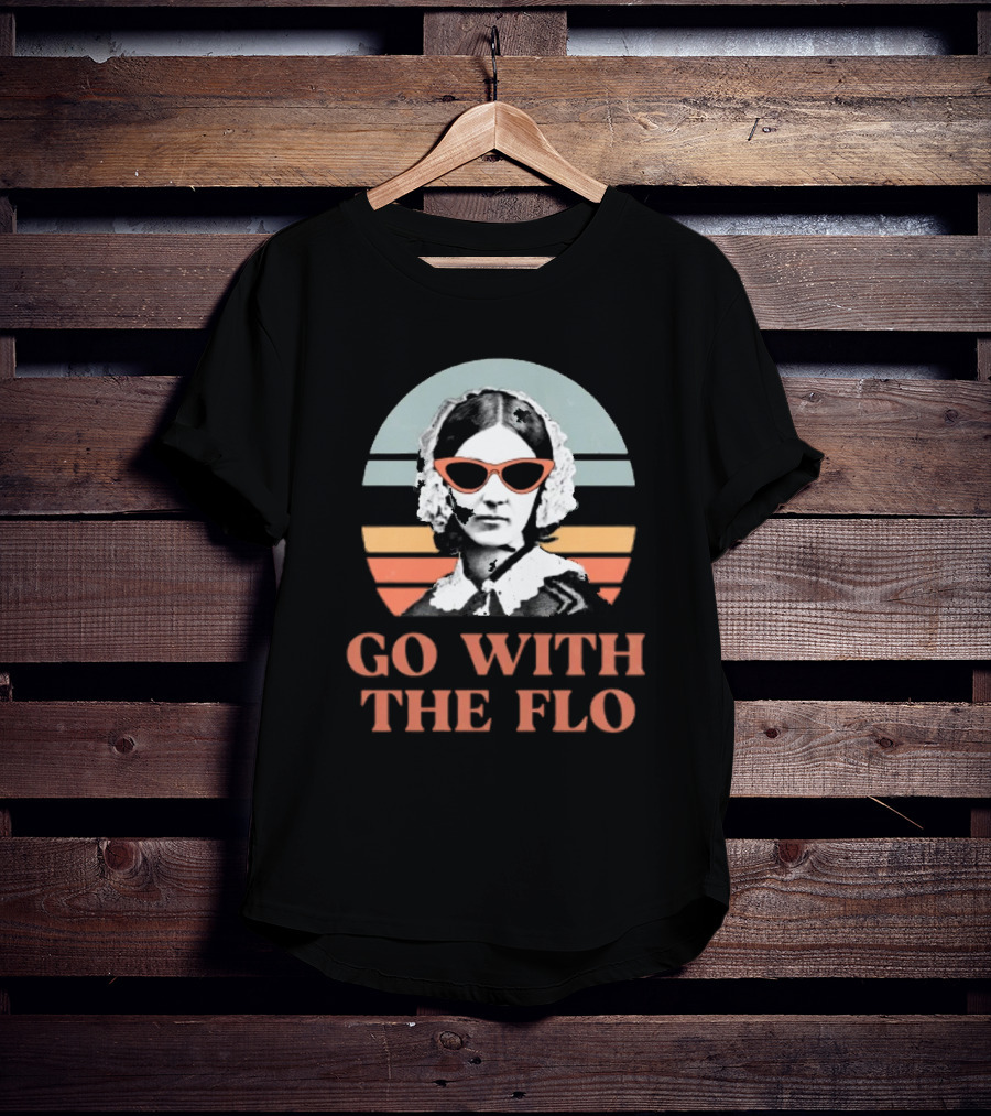 Nurse Practitioner Florence Nightingale Go With The Flo Vintage T-Shirt