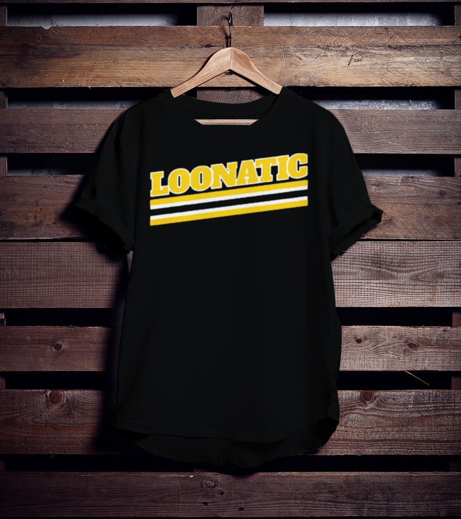 LOONATIC Bold Yellow Stripes T-Shirt