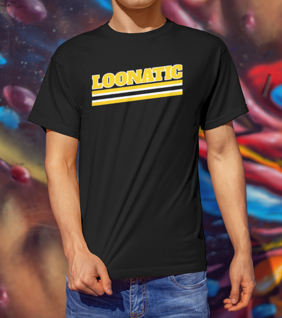 LOONATIC Bold Yellow Stripes T-Shirt