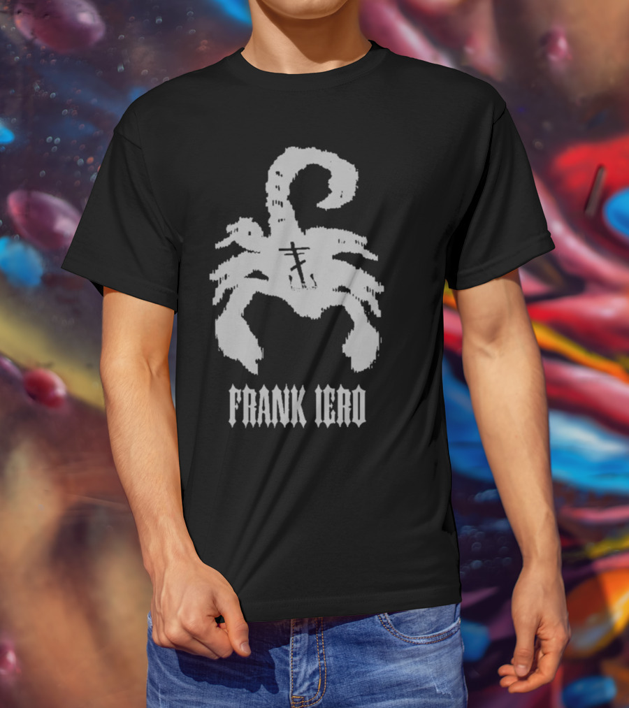 Frank Iero Scorpion With Cross T-Shirt