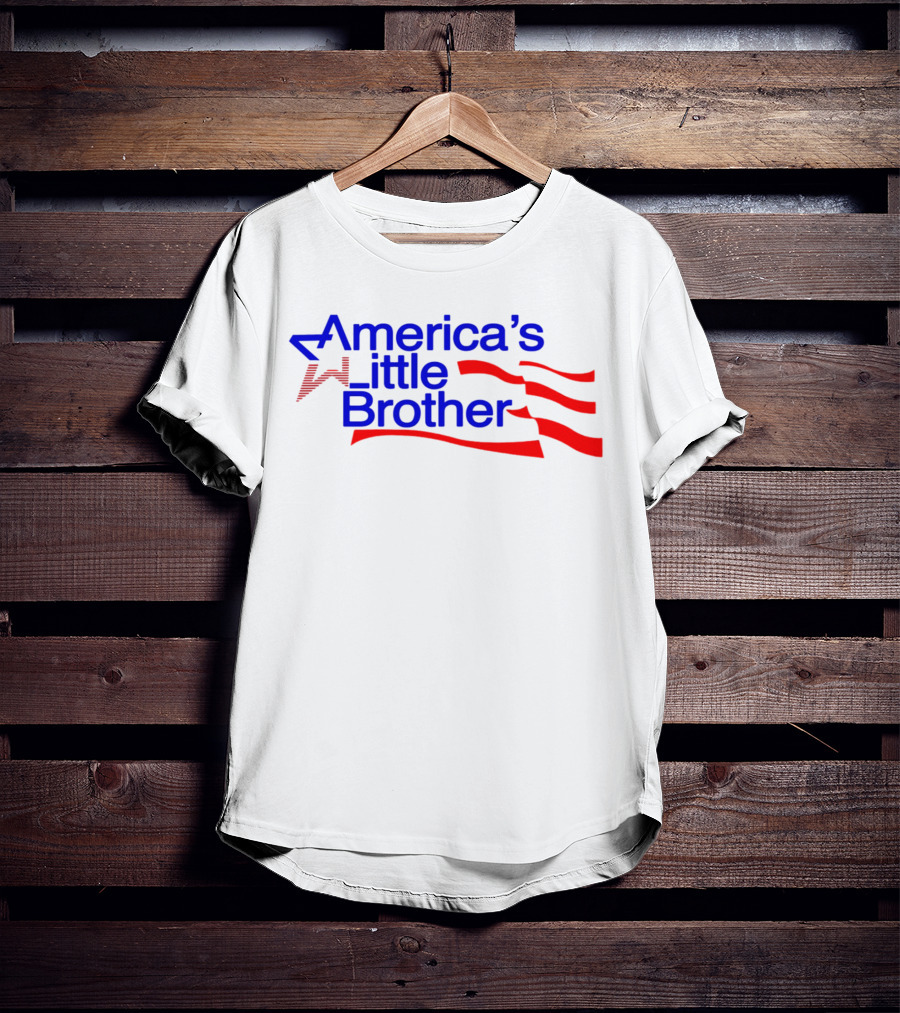 America’s Little Brother Star And Stripes T-Shirt