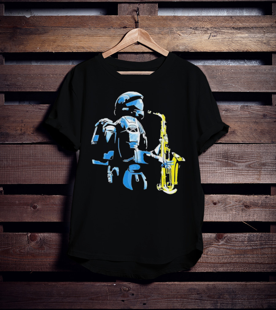 Halo 3 ODST Soldier Playing Saxophone T-Shirt