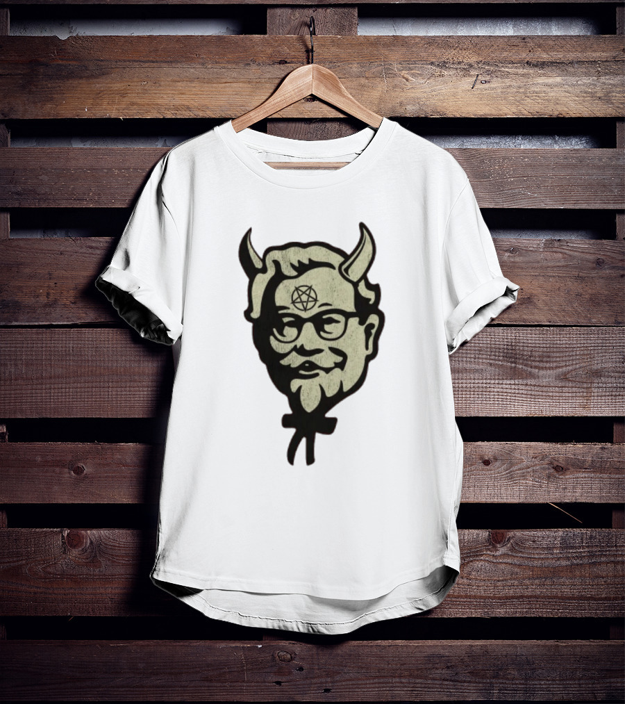 Colonel Satan Devil Horns Pentagram T-Shirt