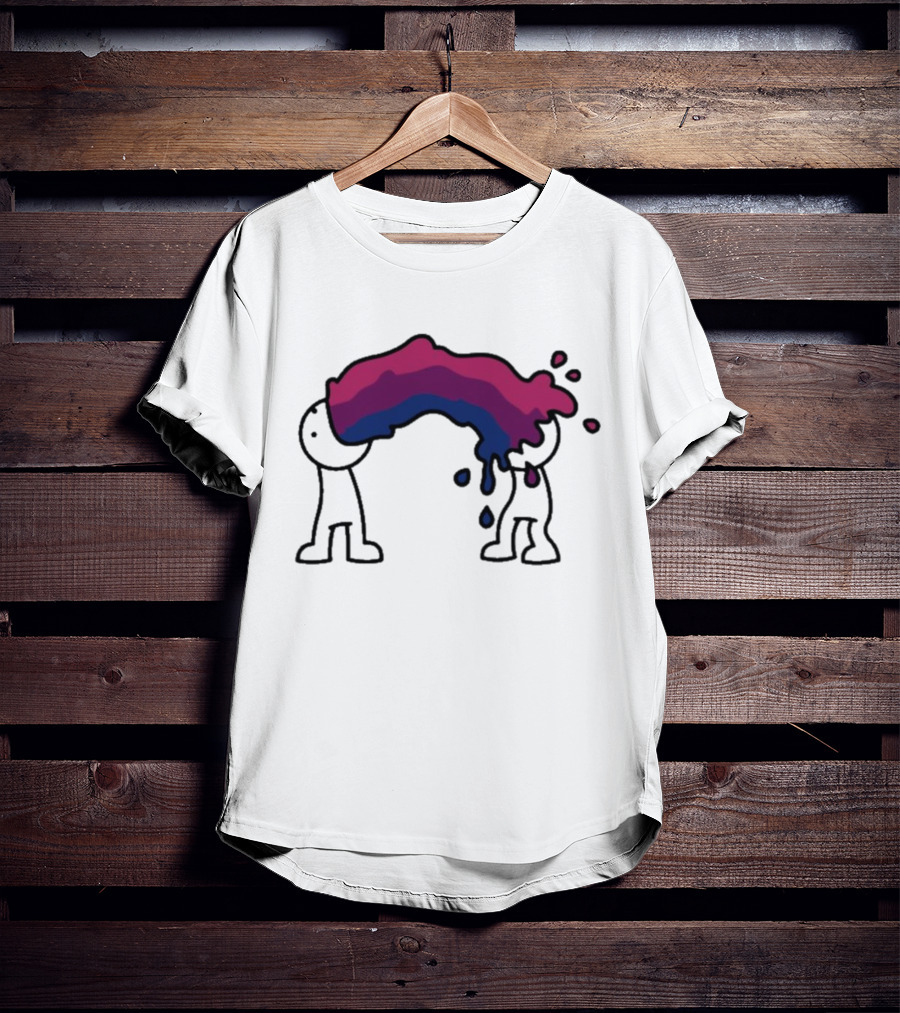 Thomas Tomska Ridgewell ASDF Bi Pride T-Shirt