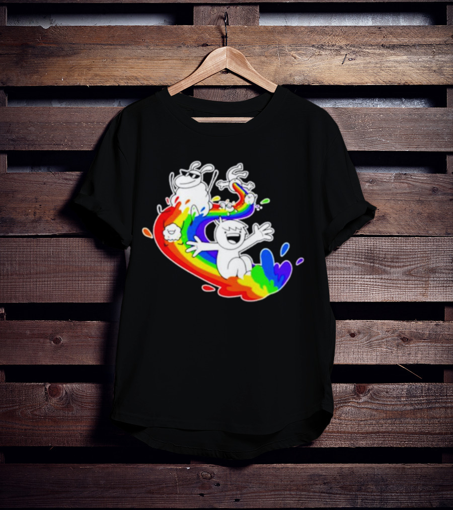 Pride Flavour Rainbow Ride Characters Limited Run T-Shirt