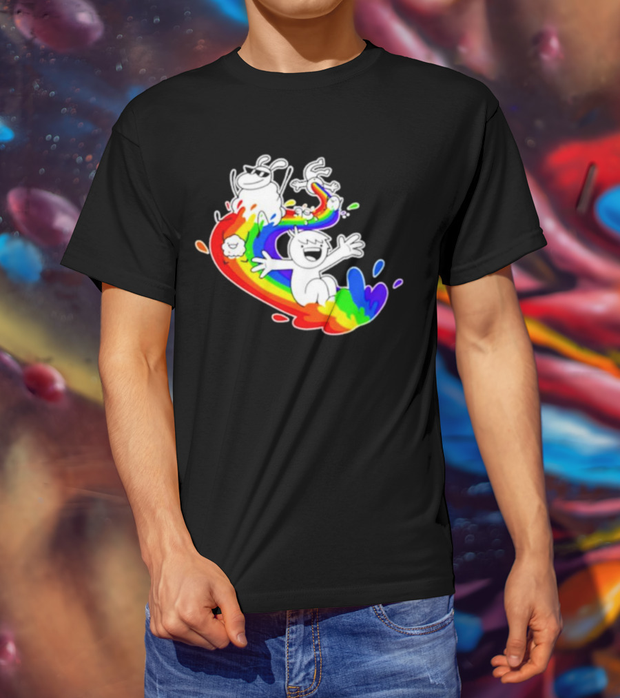 Pride Flavour Rainbow Ride Characters Limited Run T-Shirt