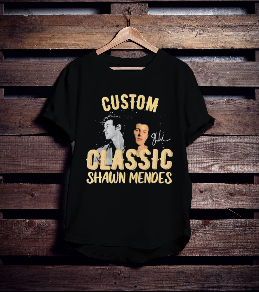 Custom Classic Shawn Mendes Signature T-Shirt