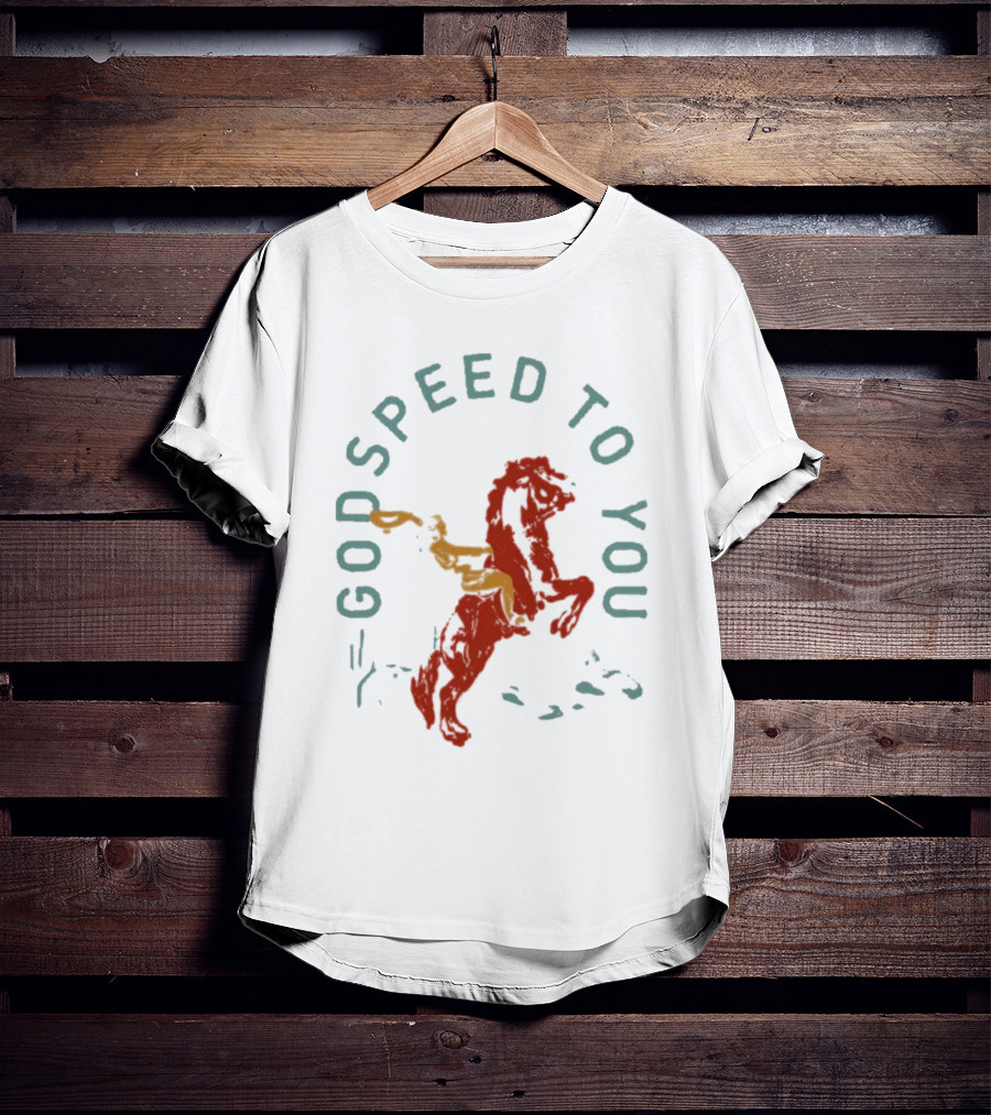 Godspeed To You Rider On Horseback T-Shirt
