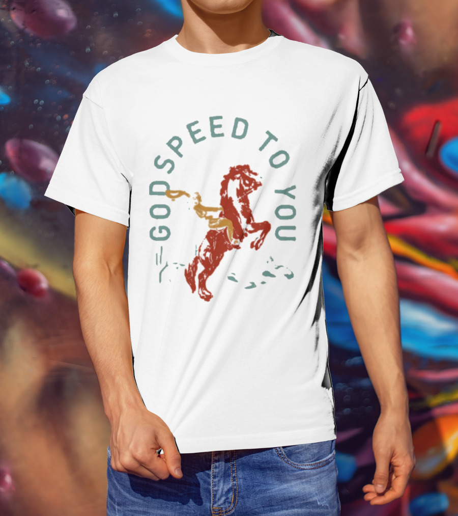 Godspeed To You Rider On Horseback T-Shirt