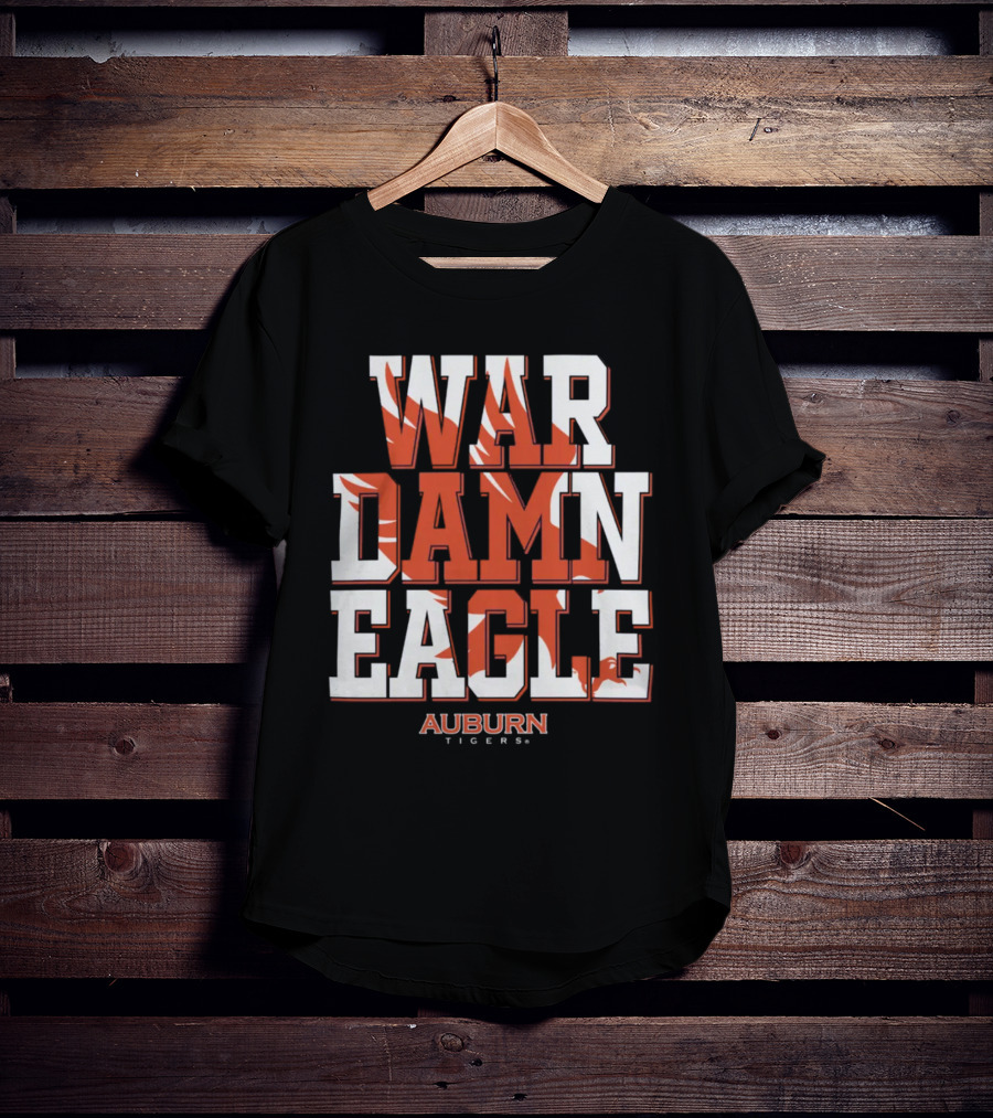 War Damn Eagle Auburn Tigers Fanatics Branded Hometown Collection T-Shirt
