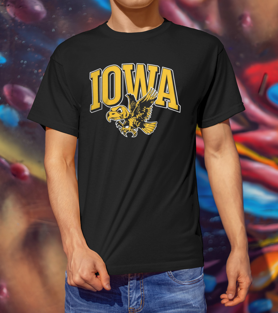 Homefield Apparel Iowa The Hawk Vintage T-Shirt