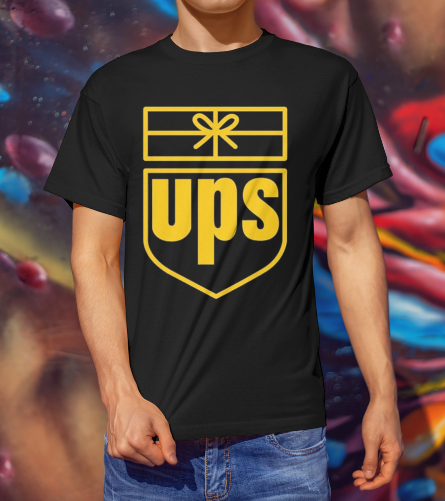 Fat Kid Deals UPS Logo Parody United Parcel Service T-Shirt