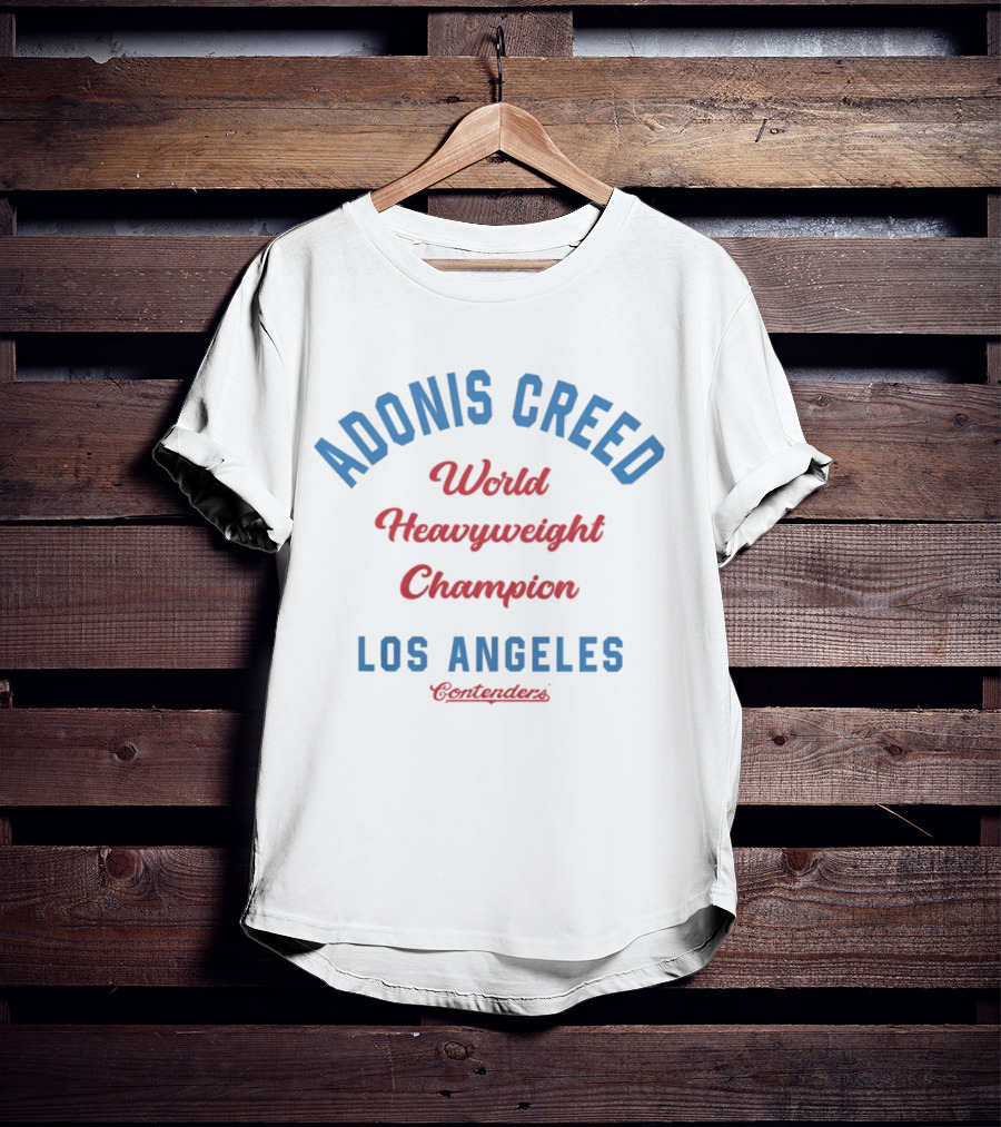 Adonis Creed World Heavyweight Champion Los Angeles Contenders T-Shirt