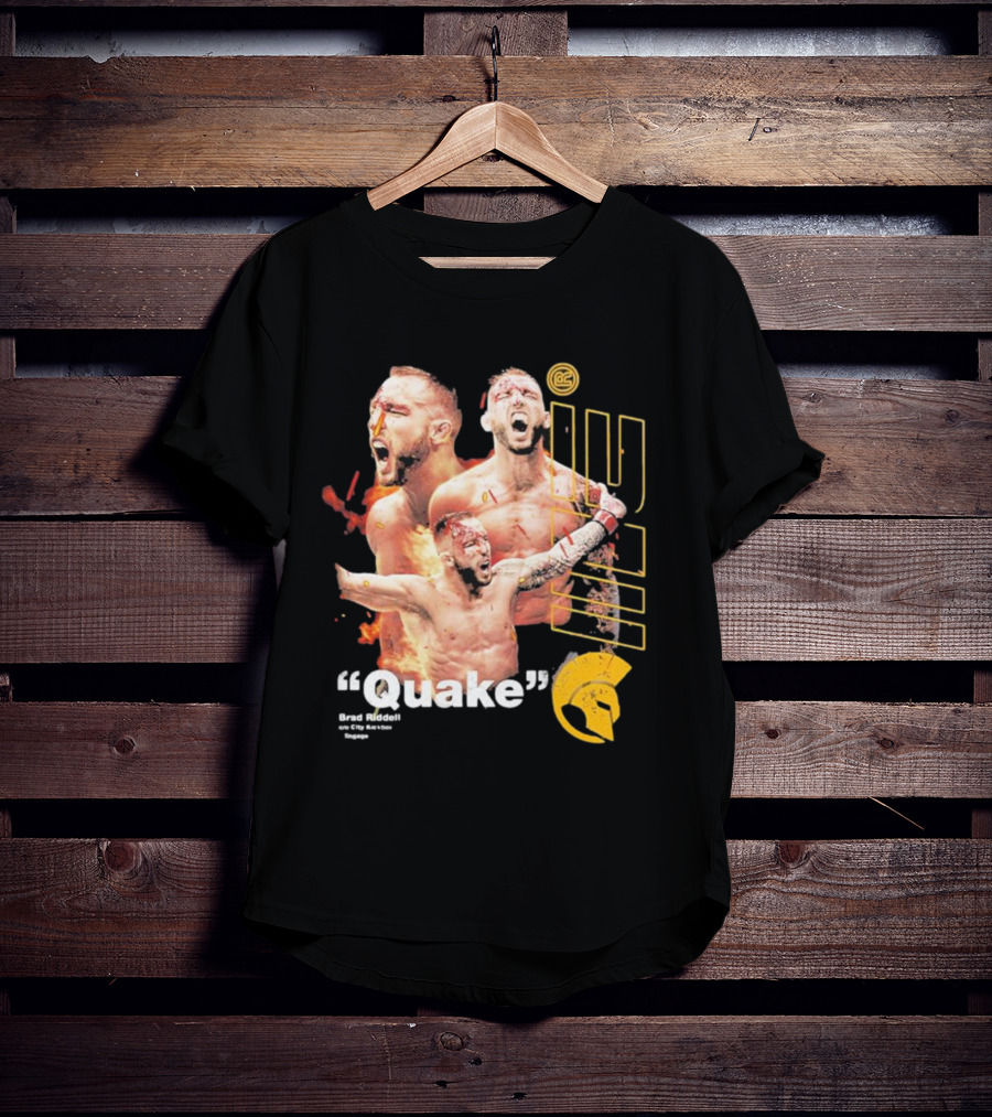 Brad Riddell Quake One City Kickboxing Image T-Shirt