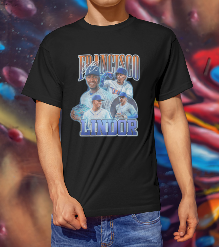 Francisco Lindor Signature Series Baseball Player T-Shirt