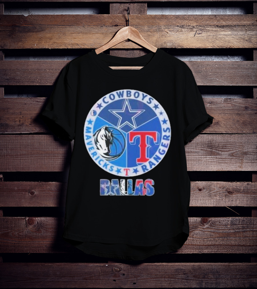 Dallas Cowboys Mavericks Rangers T-Shirt