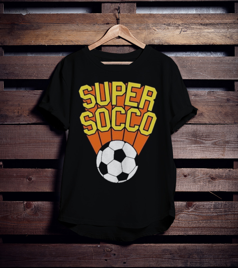 Super Socco Soccer Ball Burst T-Shirt
