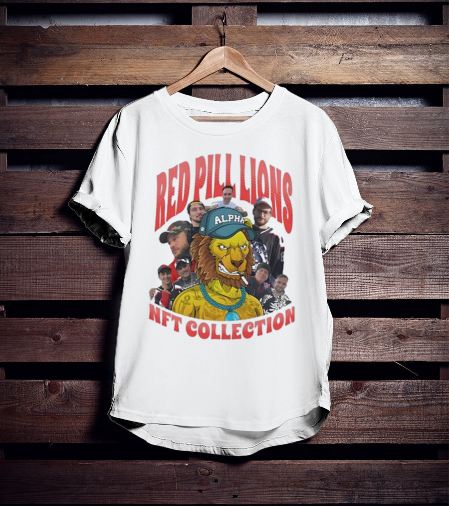 Red Pill Lions NFT Collection Alpha T-Shirt
