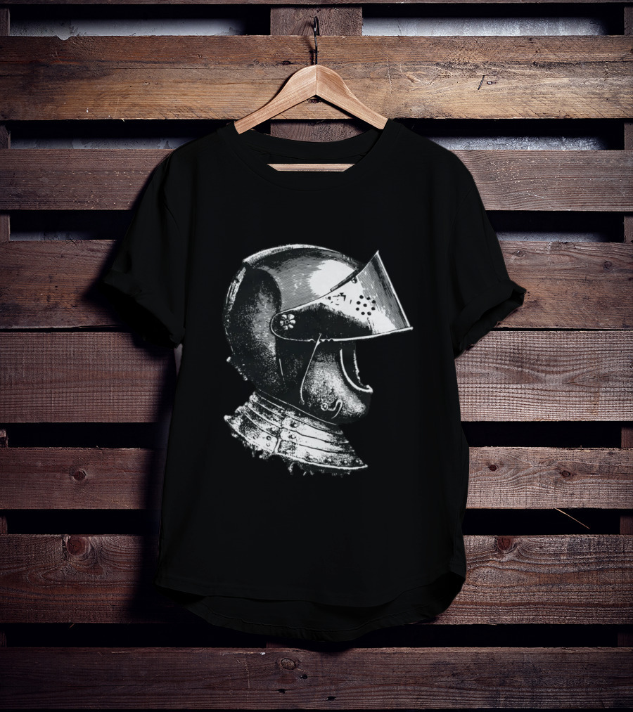 A Knight Helmet Medieval Armor T-Shirt