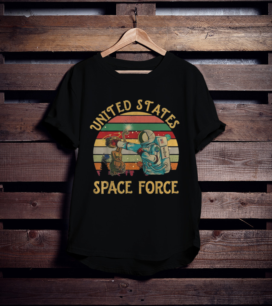 United States Space Force Alien Astronaut Encounter T-Shirt
