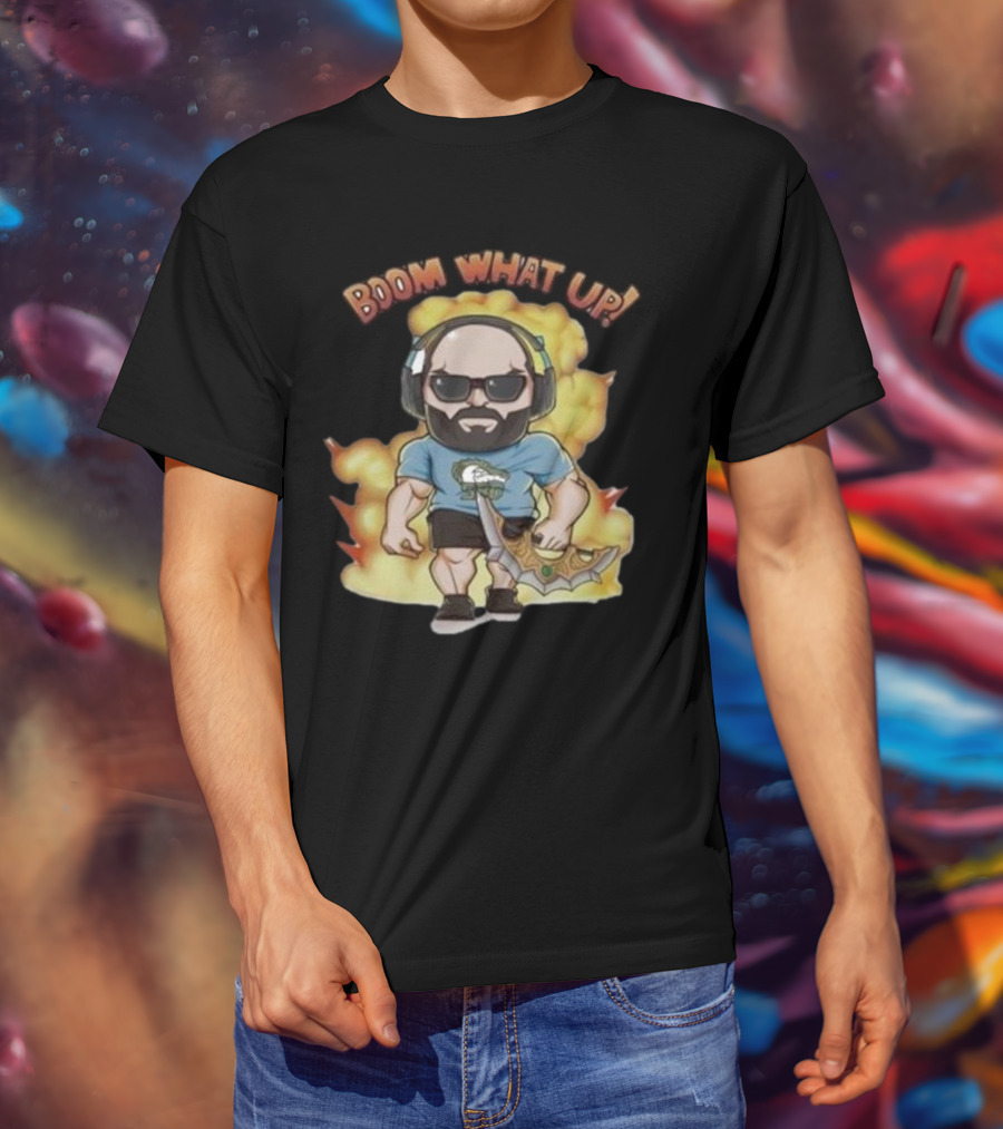 Boom What Up Nikola Jokic Gamer Style Explosion T-Shirt