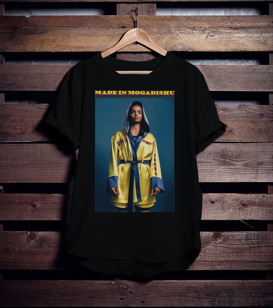 Made In Mogadishu Boxing Robe DAZN Athlete Promo T-Shirt