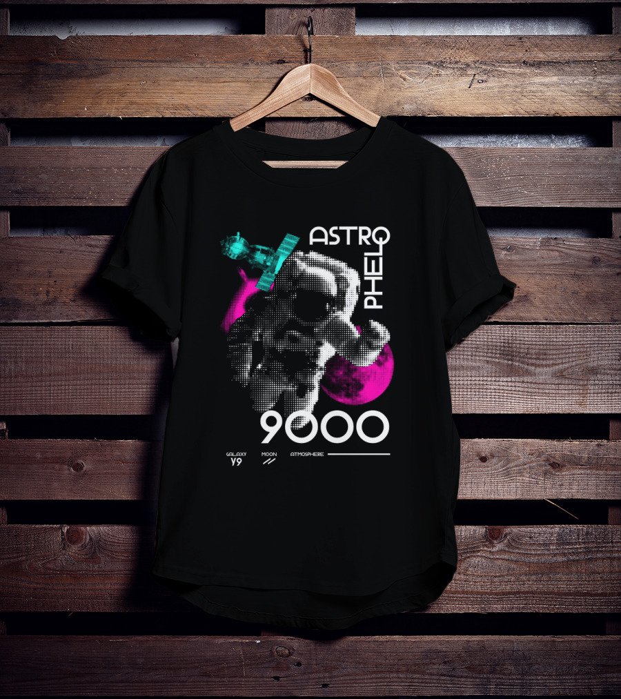 Astrophel 9000 Galaxy V9 Moon Atmosphere T-Shirt