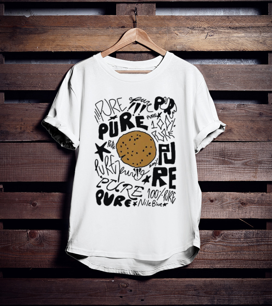 NileBlue Cookie Pure 100% Pure Pure Pure T-Shirt
