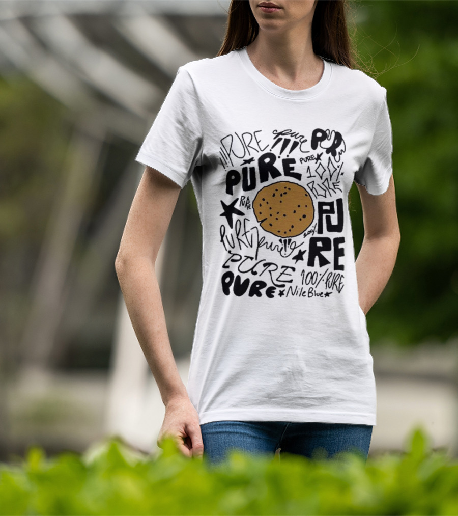 NileBlue Cookie Pure 100% Pure Pure Pure T-Shirt