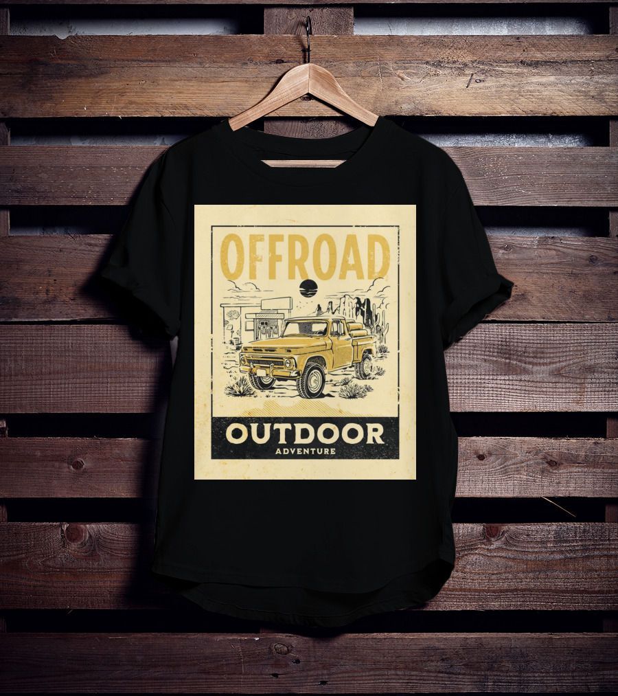 Offroad Outdoor Adventure Pickup Truck T-Shirt