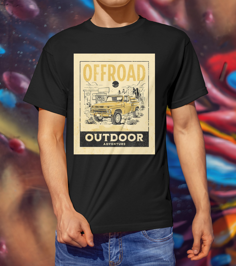 Offroad Outdoor Adventure Pickup Truck T-Shirt