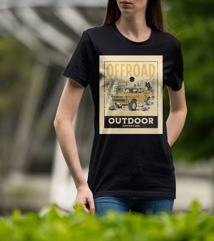 Offroad Outdoor Adventure Pickup Truck T-Shirt