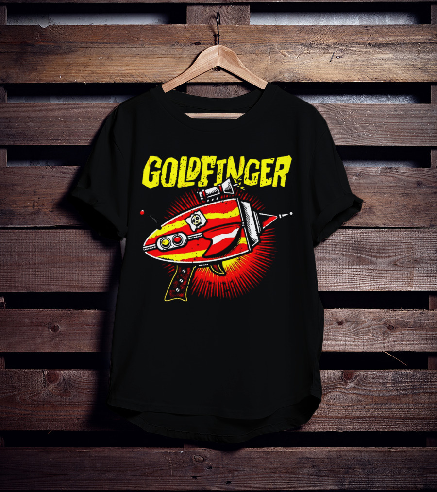Goldfinger Band Retro Ray Gun T-Shirt