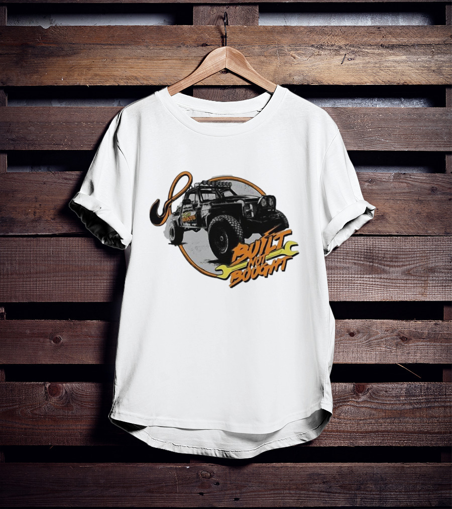 Fab Rats Built Not Bought Vintage Off-Road Truck Merchandise T-Shirt