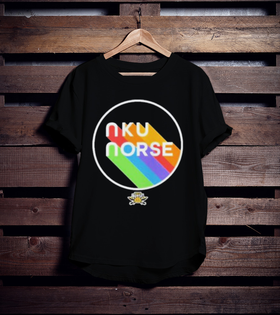 Nku Norse Rainbow Circle Pride T-Shirt