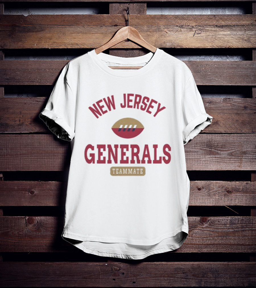 New Jersey Generals Teammate Football T-Shirt