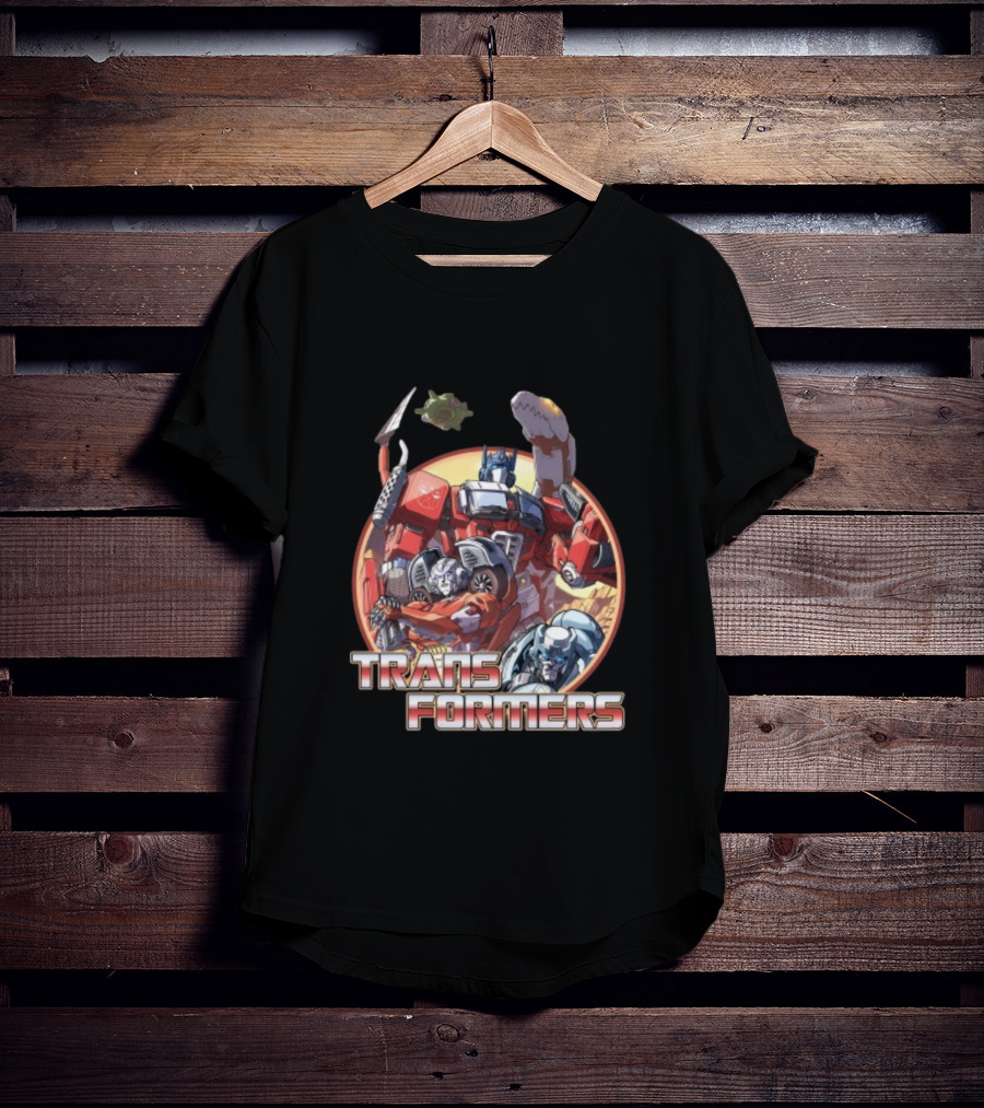 Transformers Autobots Optimus Prime And Dinobots T-Shirt
