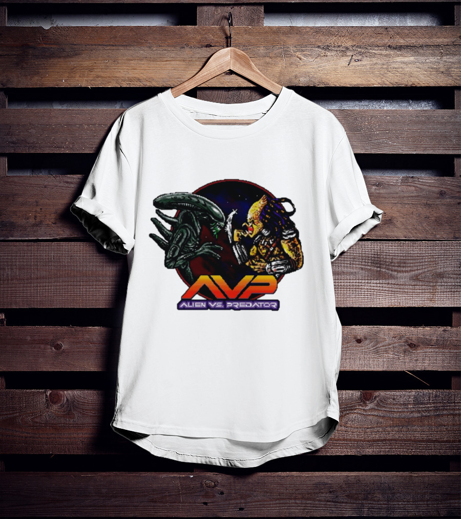 AVP Alien Vs. Predator Video Game Showdown T-Shirt