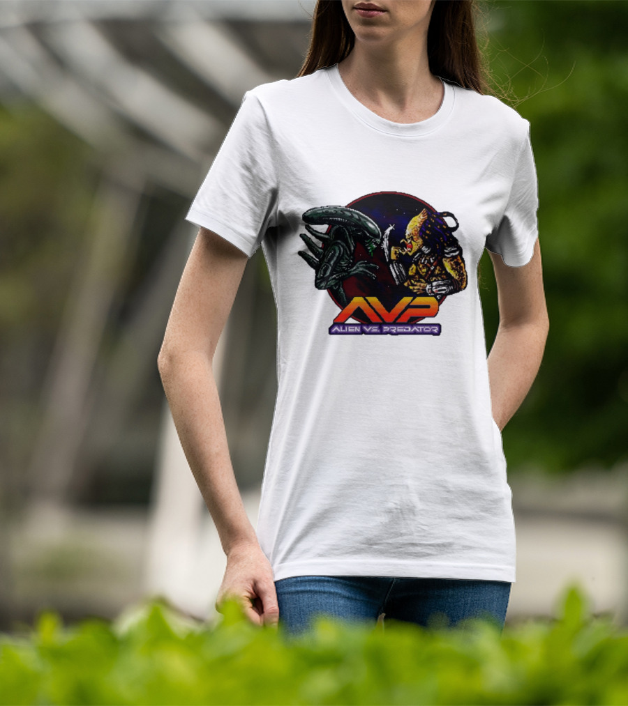 AVP Alien Vs. Predator Video Game Showdown T-Shirt