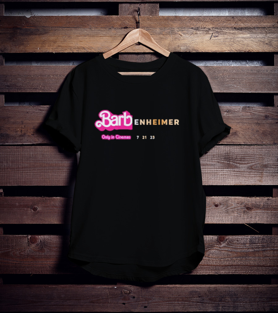 Barbenheimer Barbie Movie Oppenheimer Only In Cinemas 7 21 23 T-Shirt