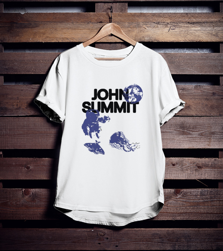 JOHN SUMMIT Astronaut Jellyfish Moon Blue Exploration T-Shirt