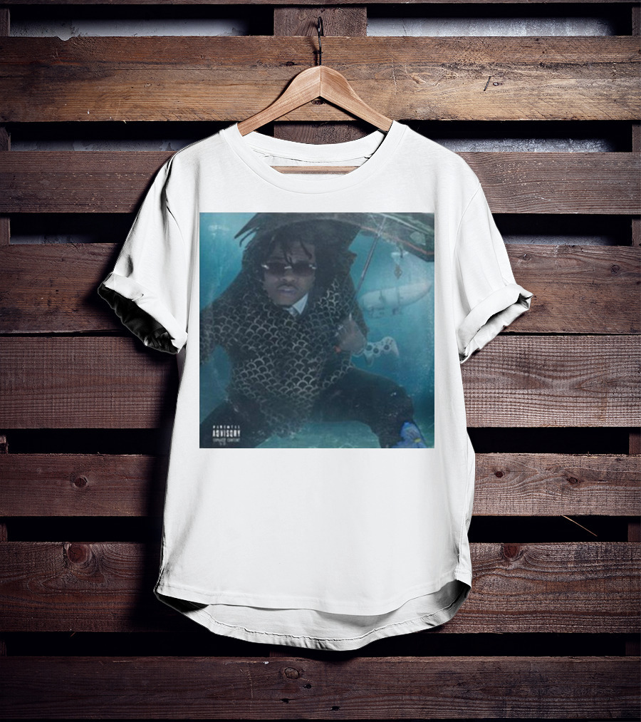 Parental Advisory Gunna Oceangate Album Cover Submarine Underwater T-Shirt