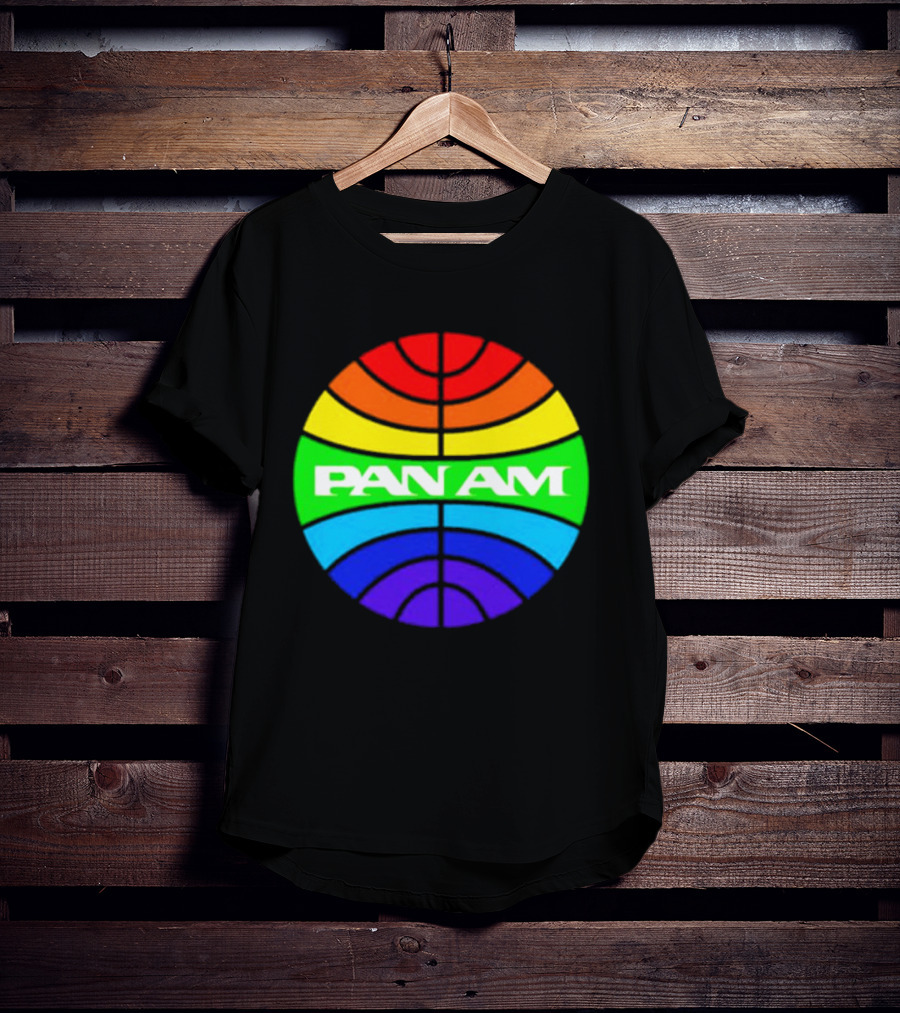 Pan Am Rainbow Circular Emblem T-Shirt