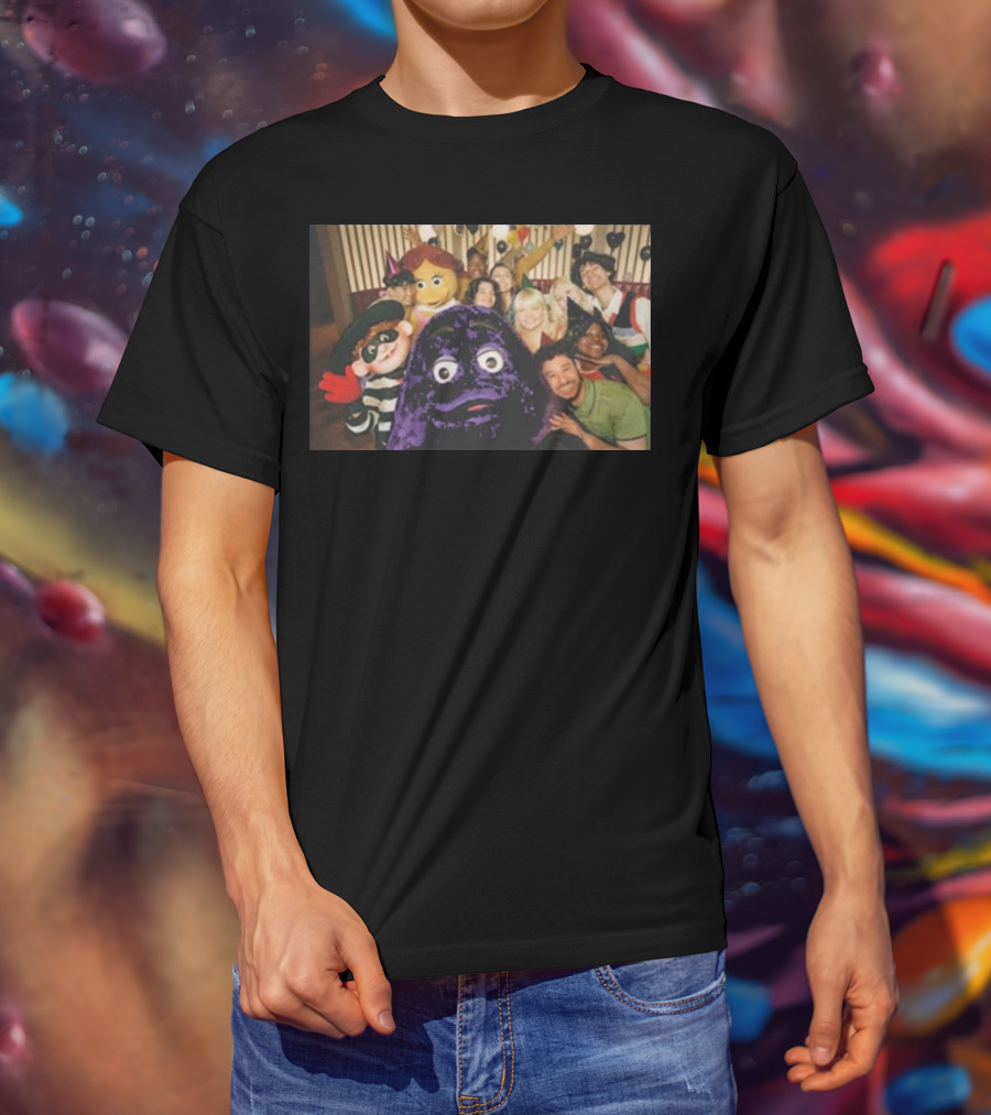 Hbd Funny Face Grimace McDonald's T-Shirt