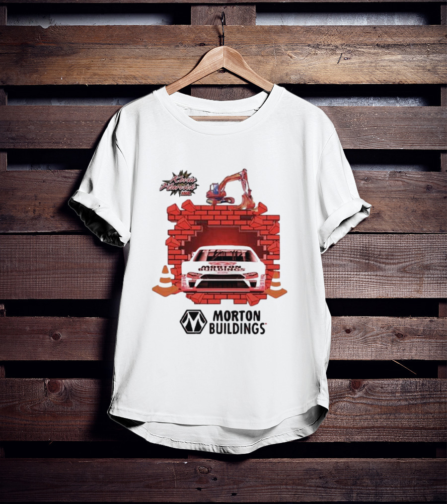 Kevin Harvick Inc Morton Buildings Car Brick Wall Racing T-Shirt