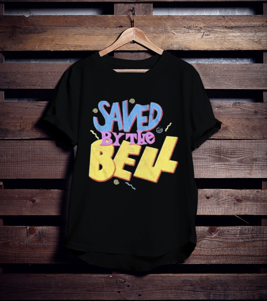 Saved By The Bell 90s Retro Faded Squiggles T-Shirt