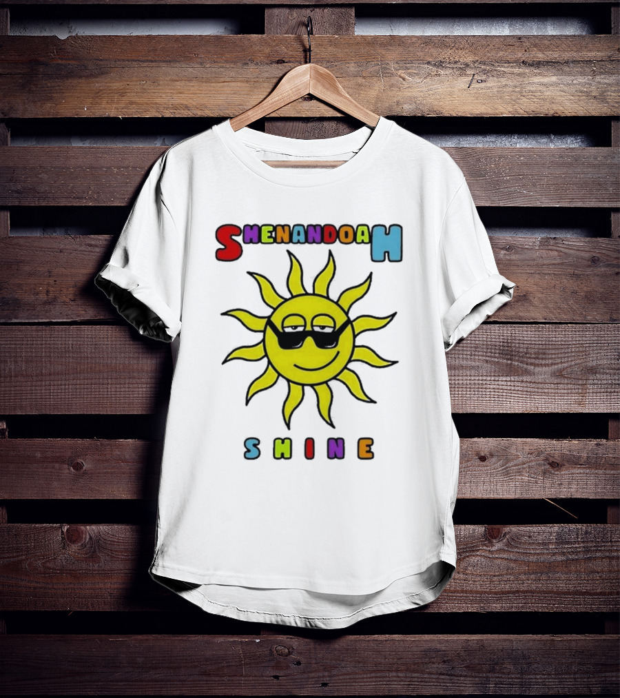 Shenandoah Shine Merch Sunshine Sun With Sunglasses T-Shirt
